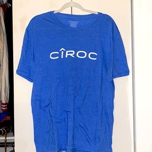 Large Blue Ciroc Tee Shirt T-Shirt L very soft